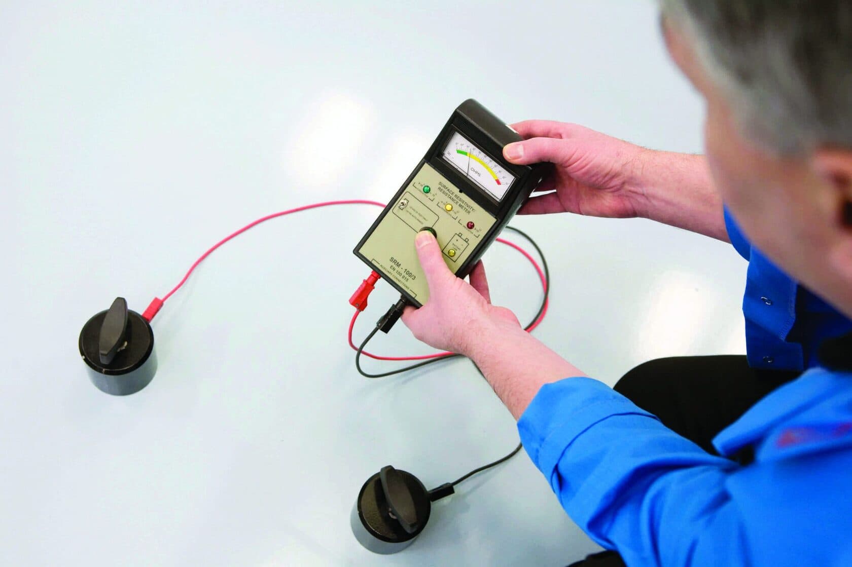 Измерение сопротивления полов